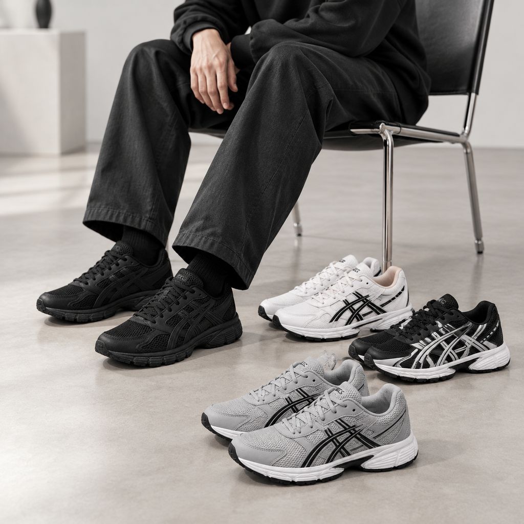 کفش ورزشی Asics مردانه مدل Arian-مشکی سفید